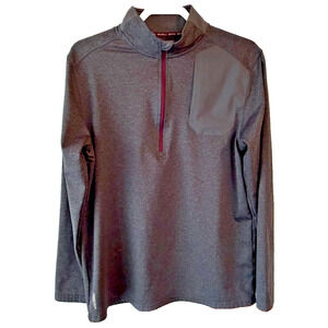 Eddie Bauer 1/4 Zip Motion FreeDry Men’s Medium Gray Active Pullover